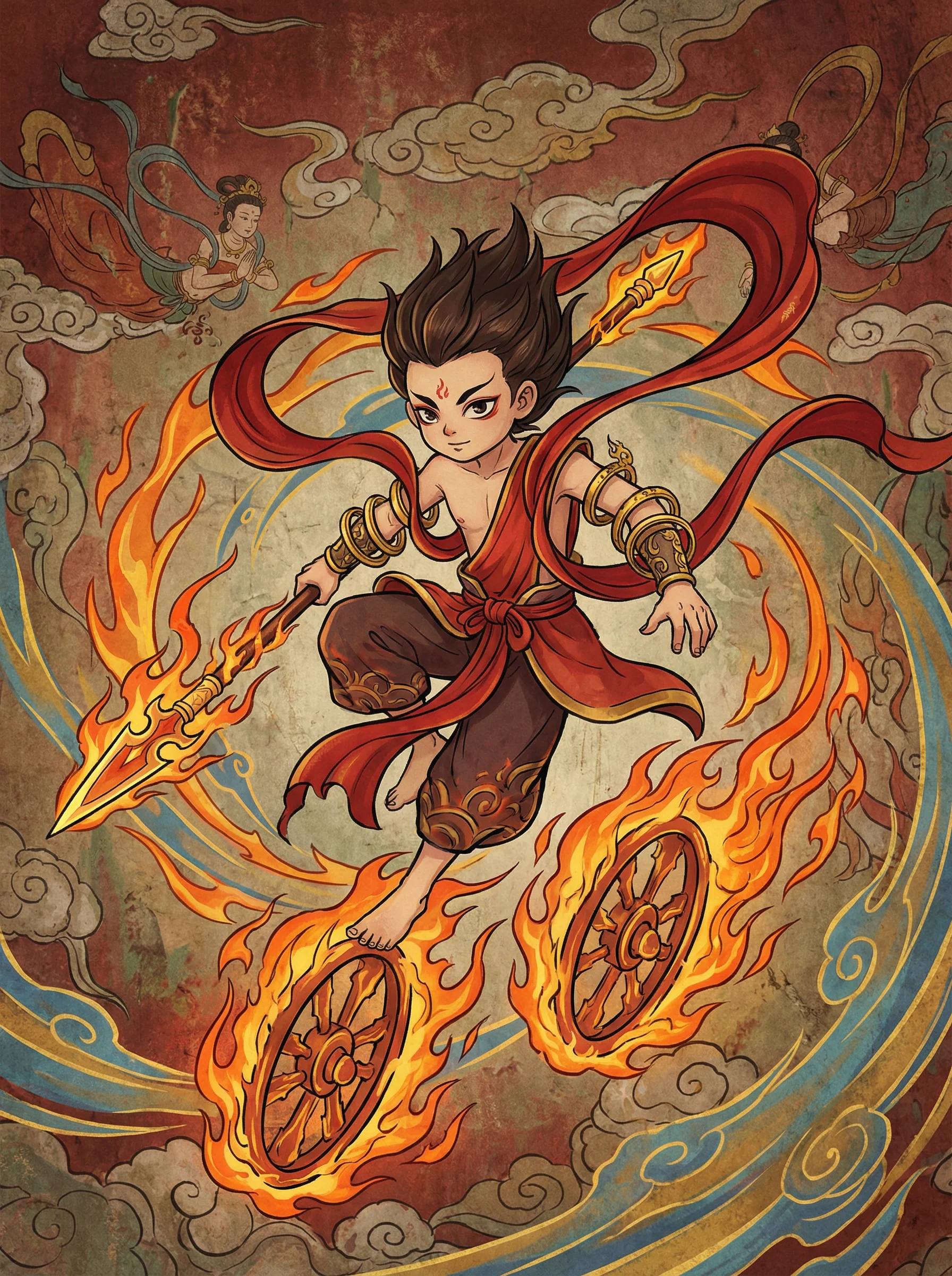 哪吒 - 歪歪漫画登录页面环球在线看 封神榜阐教动漫角色
